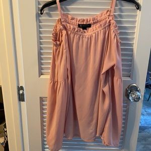 Pink off shoulders shirt